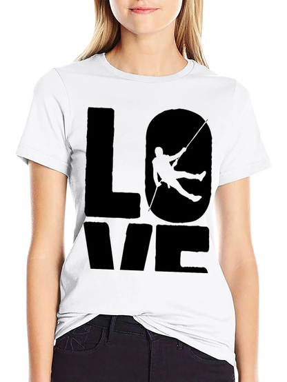 Camiseta Negra Love Escalada para Hombre