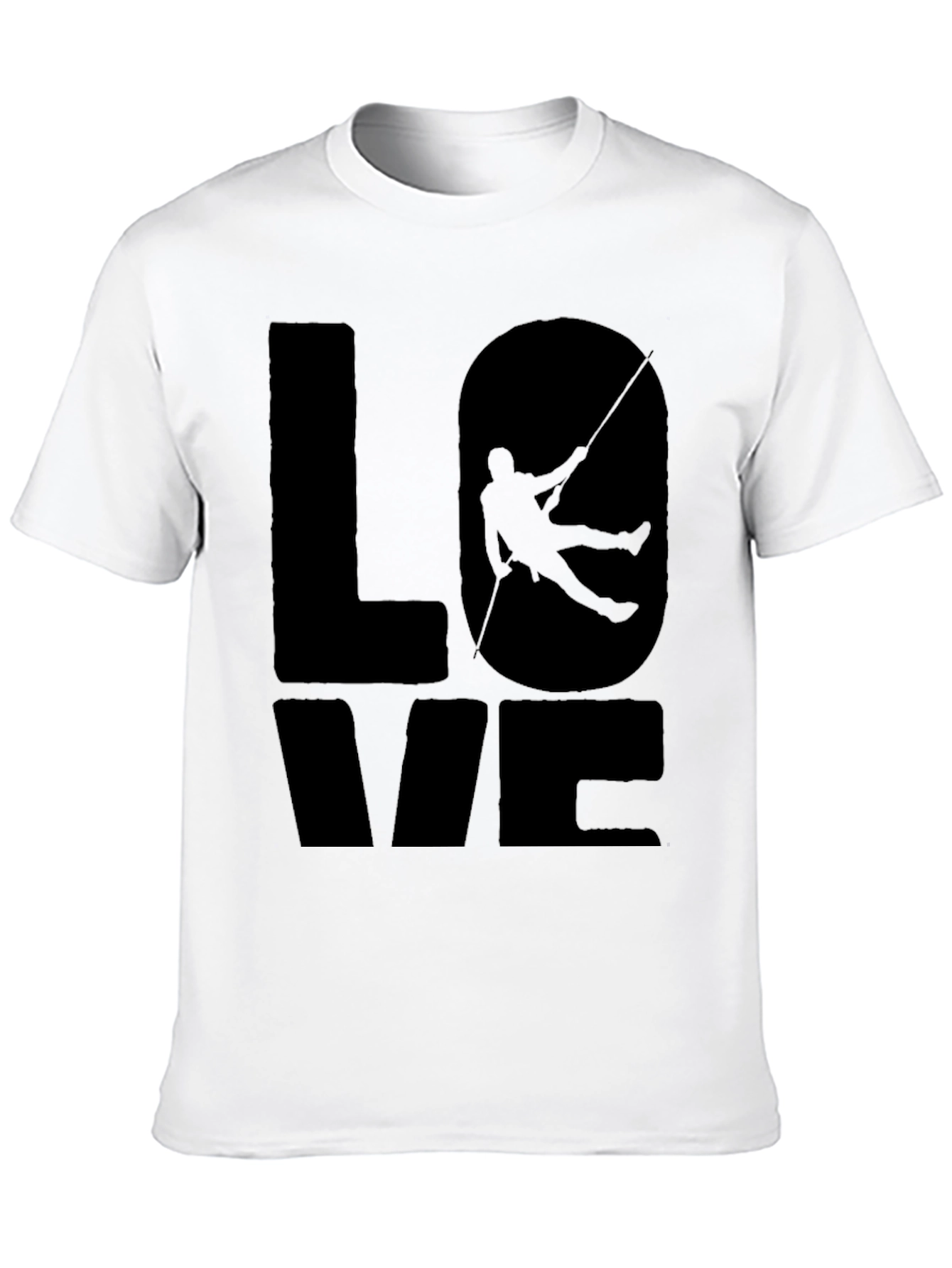 Camiseta Negra Love Escalada para Hombre