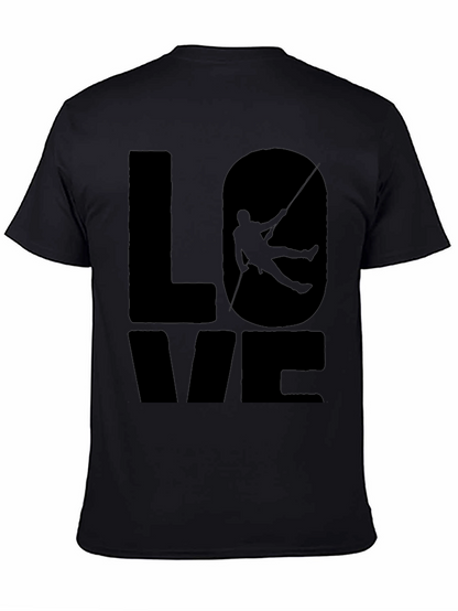 Camiseta Negra Love Escalada para Hombre