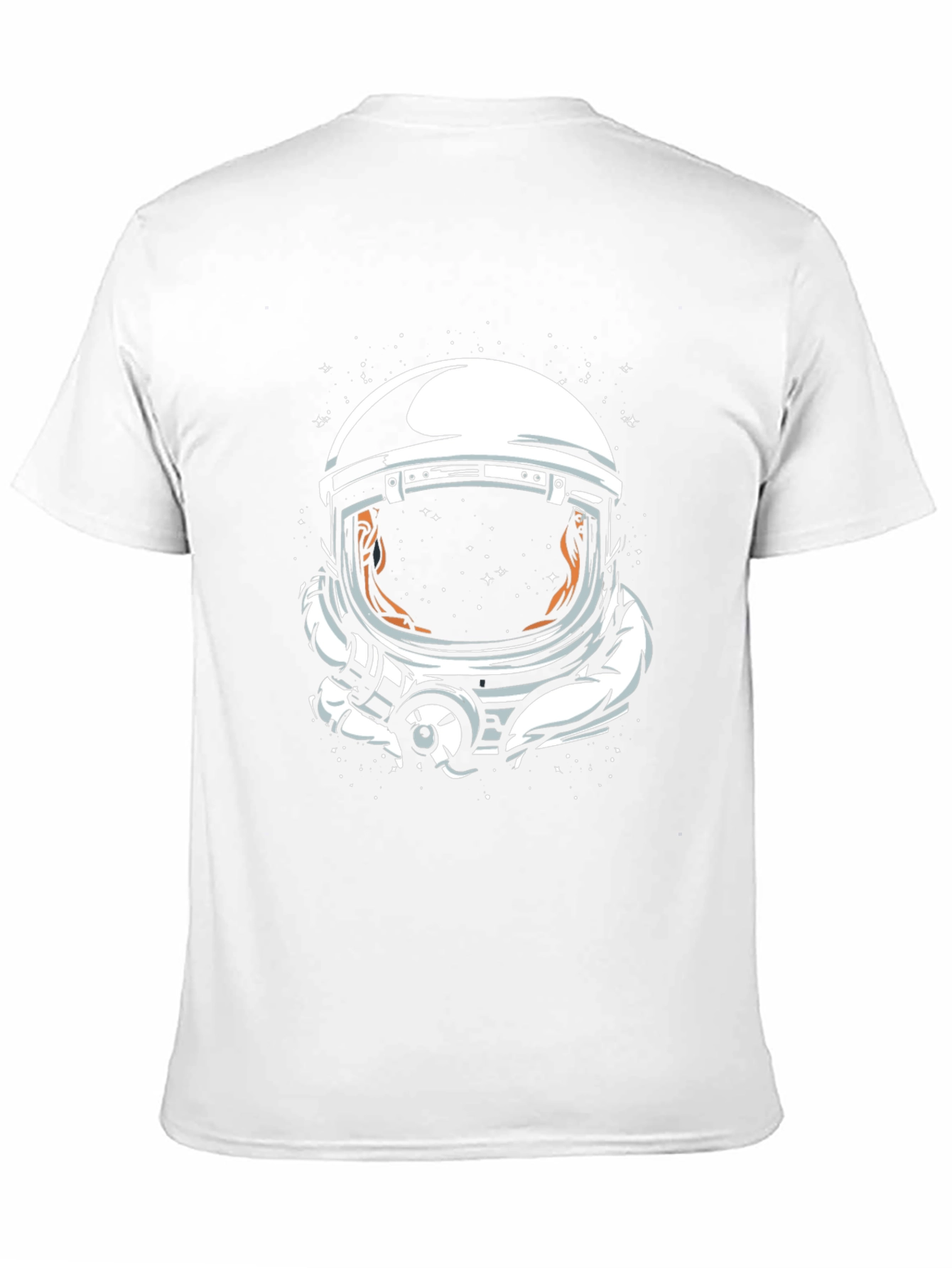 Camiseta Negra Estampado Astronauta Espacial