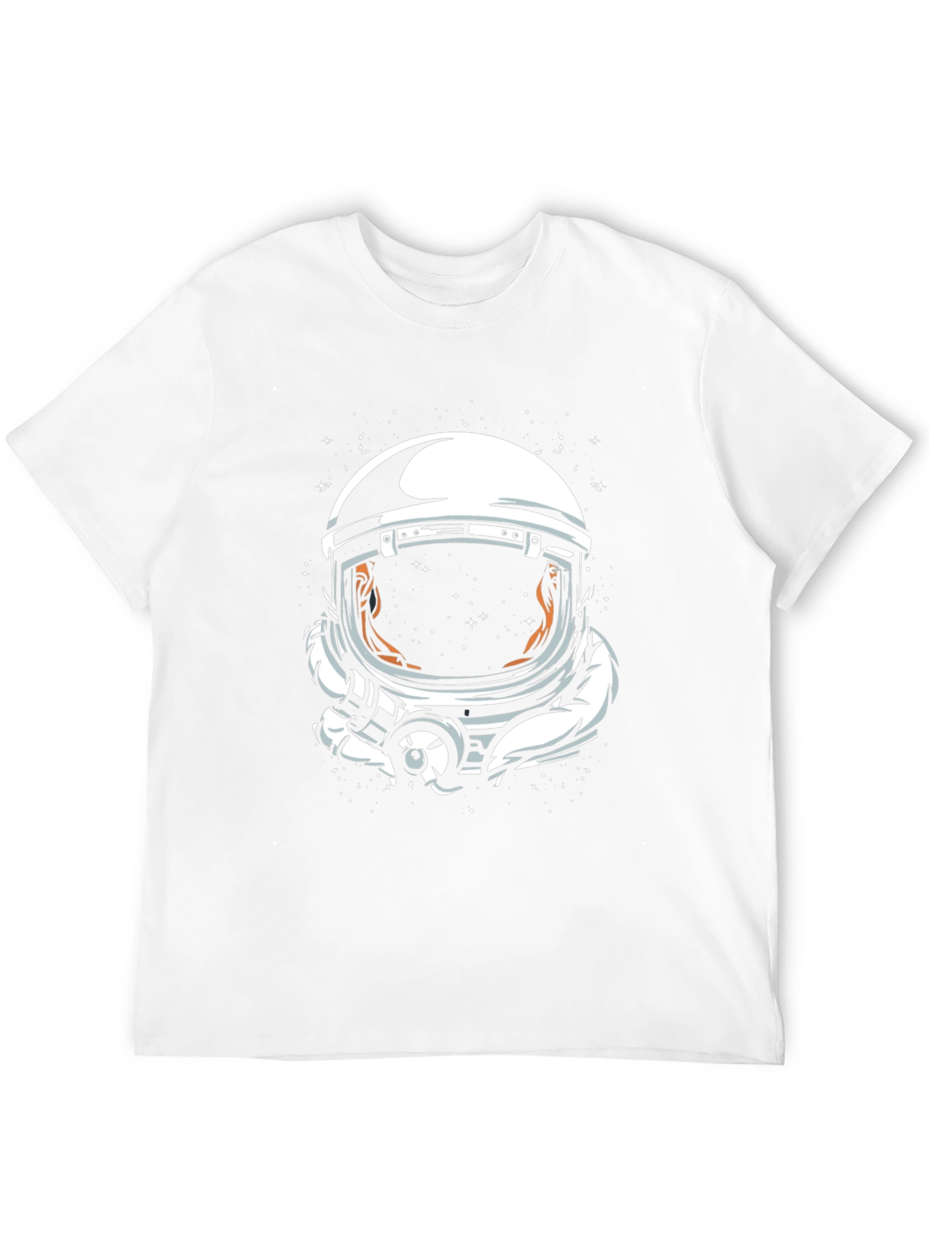 Camiseta Negra Estampado Astronauta Espacial