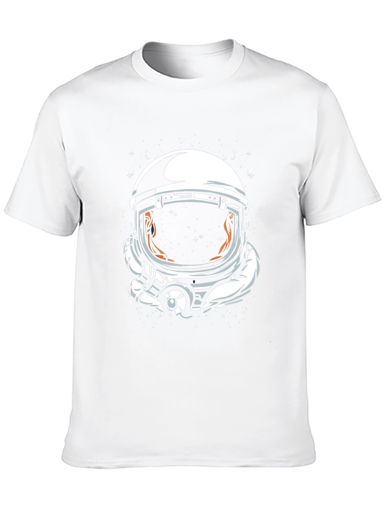 Camiseta Negra Estampado Astronauta Espacial