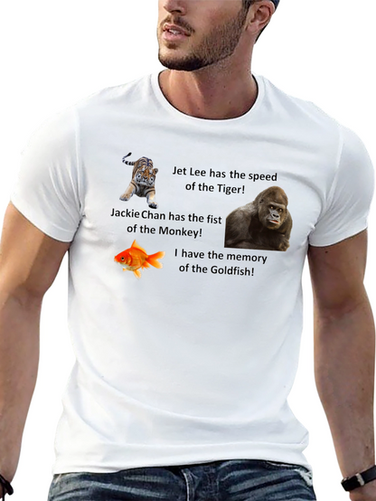 Camiseta Negra Animales Divertidos