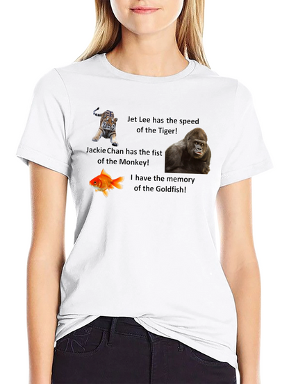 Camiseta Negra Animales Divertidos