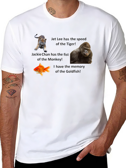 Camiseta Negra Animales Divertidos