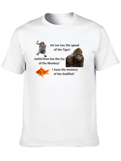 Camiseta Negra Animales Divertidos