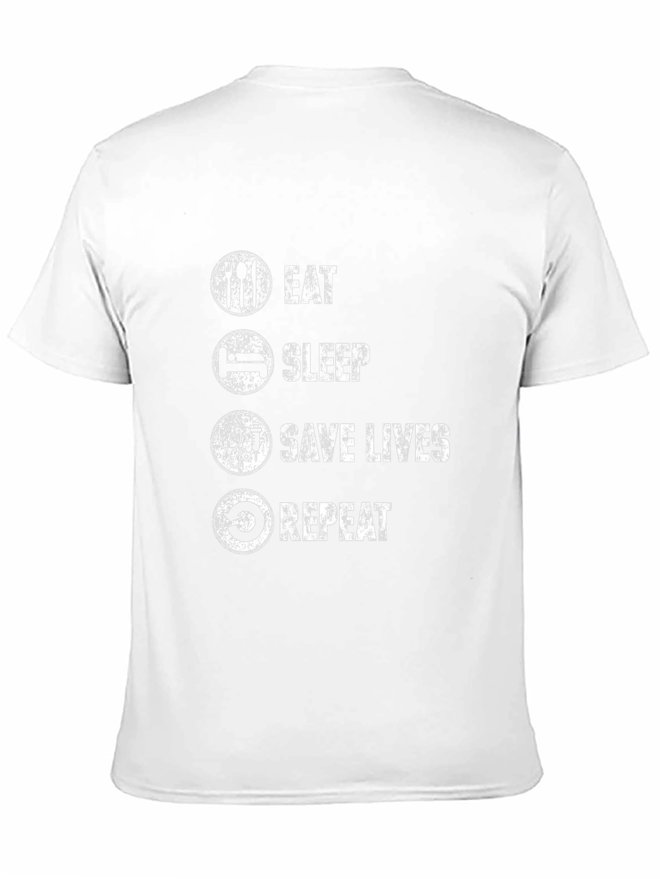 Camiseta Negra: Come Duerme Salva Vidas Repite