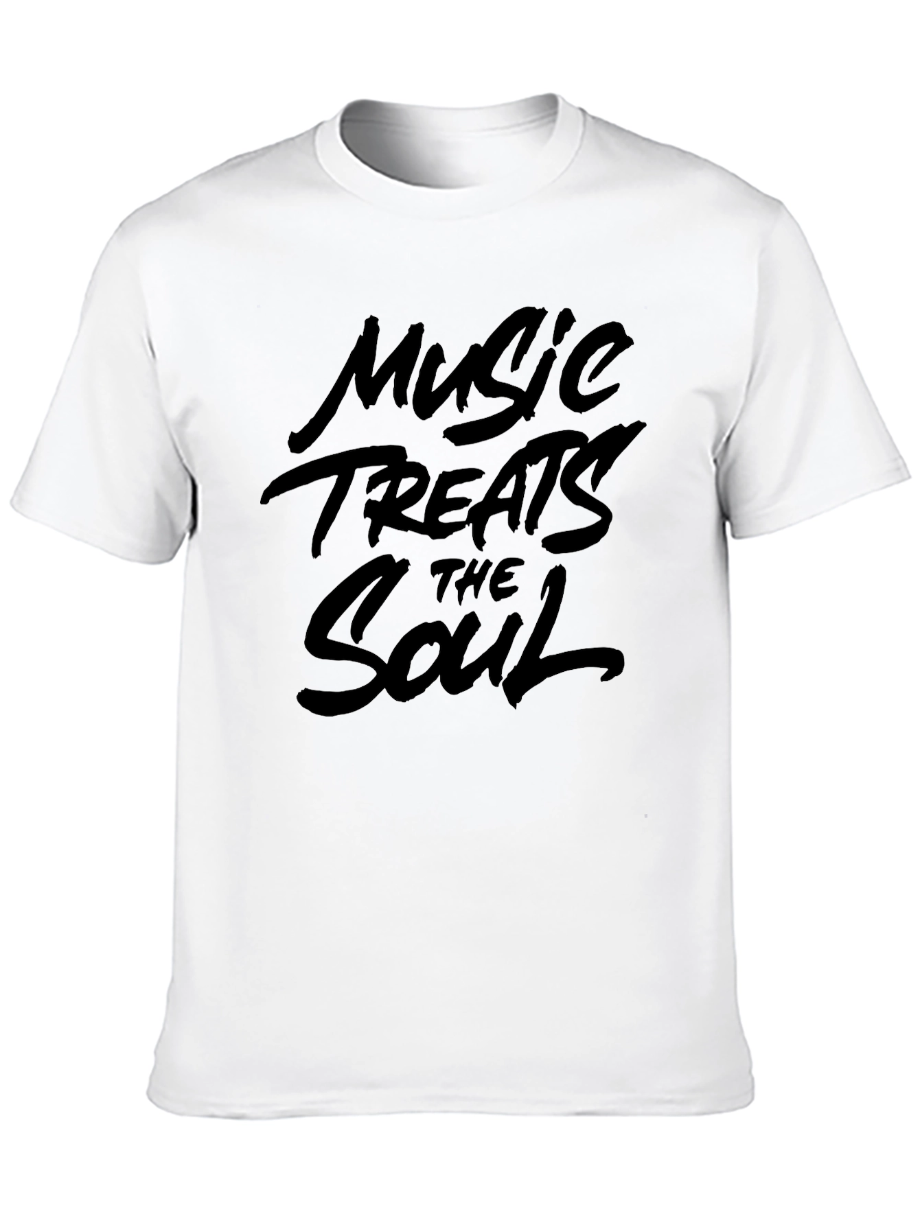Camiseta Negra Music Treats the Soul Unisex