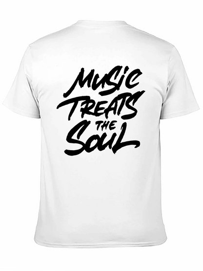 Camiseta Negra Music Treats the Soul Unisex