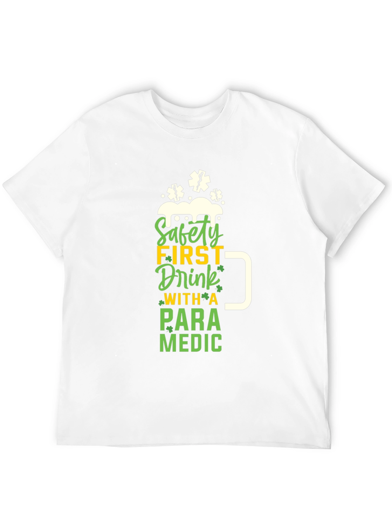 Camiseta Negra Paramedico - Bebe con Seguridad