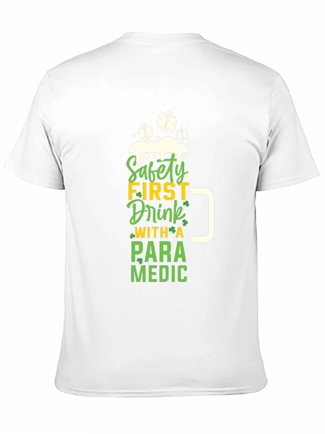 Camiseta Negra Paramedico - Bebe con Seguridad