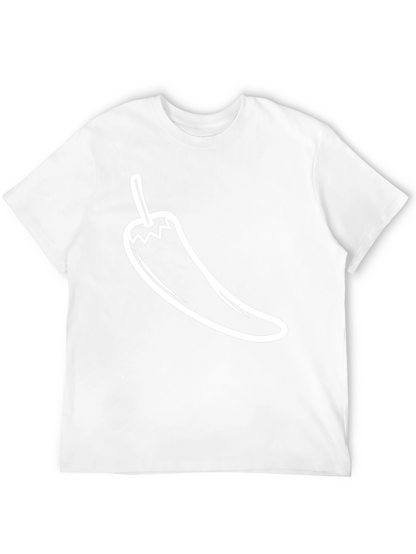 Camiseta Negra con Diseño de Chile Picante
