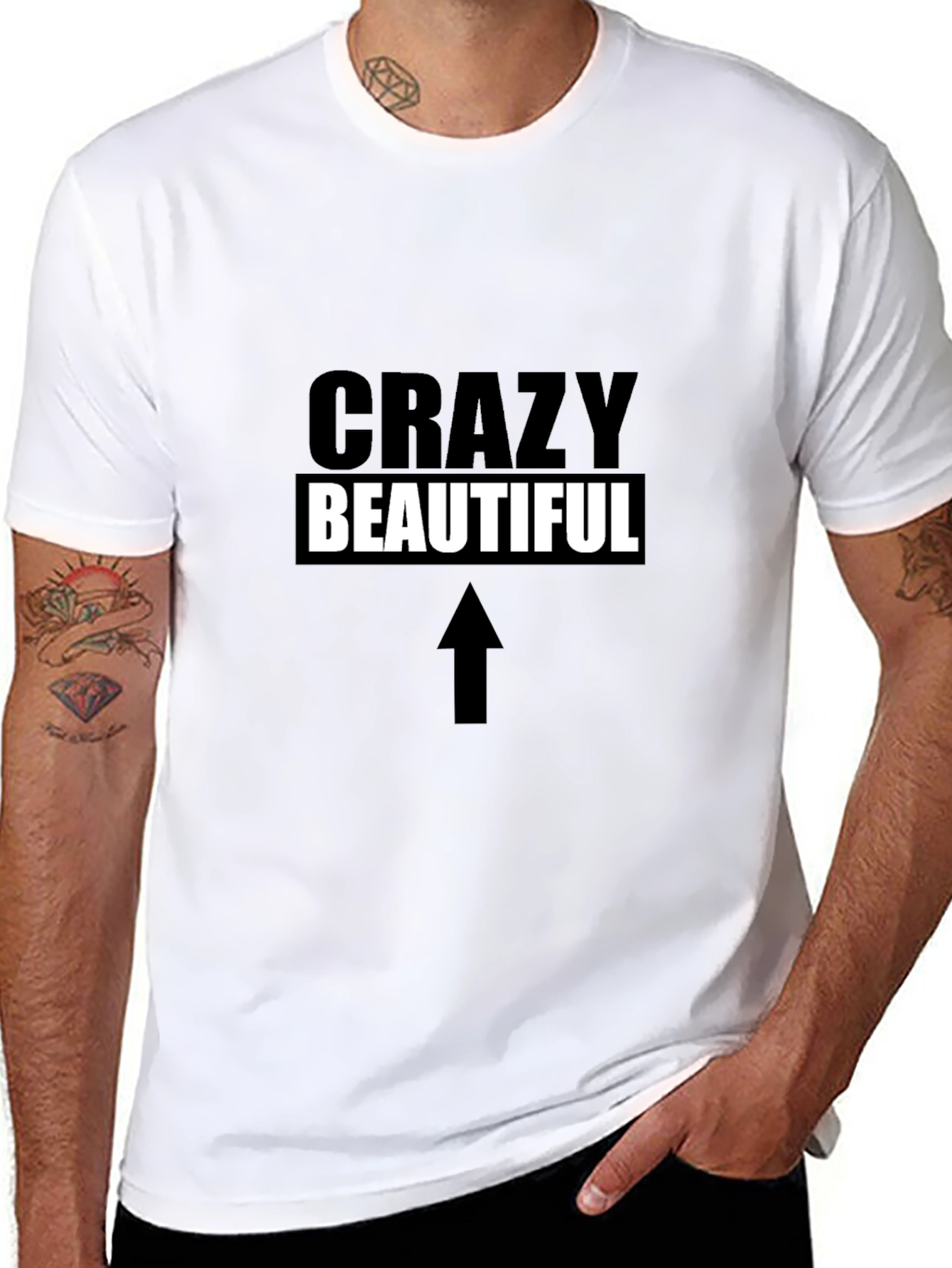 Camiseta Negra: Crazy Beautiful