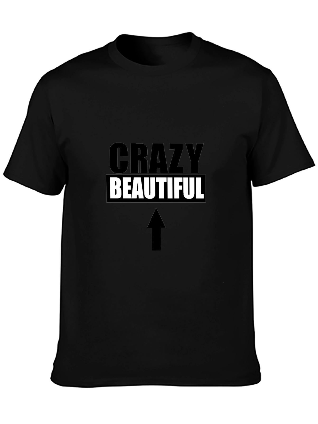 Camiseta Negra: Crazy Beautiful