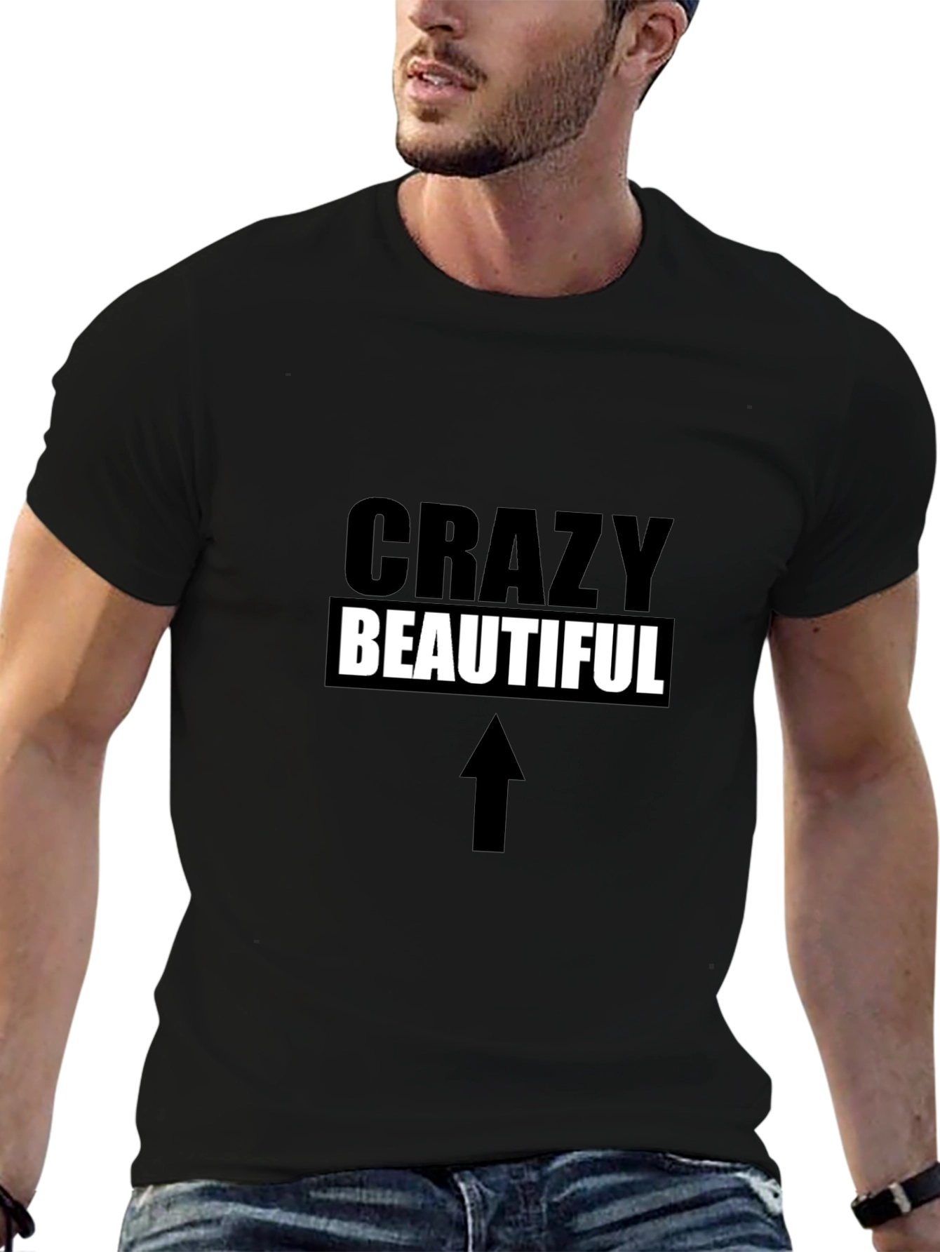 Camiseta Negra: Crazy Beautiful