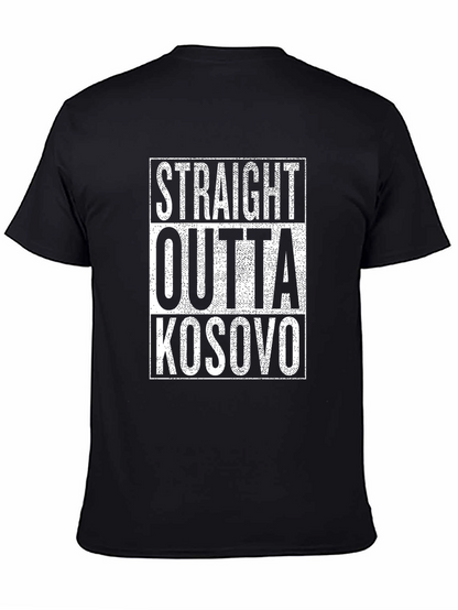 Camiseta Negra Straight Outta Kosovo