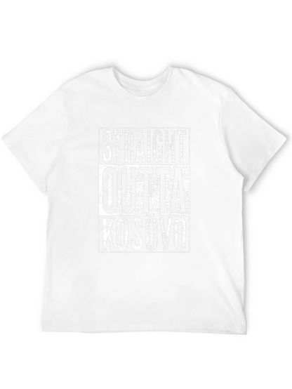 Camiseta Negra Straight Outta Kosovo