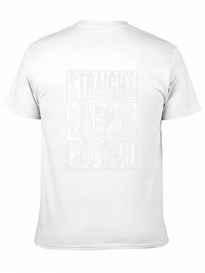Camiseta Negra Straight Outta Kosovo