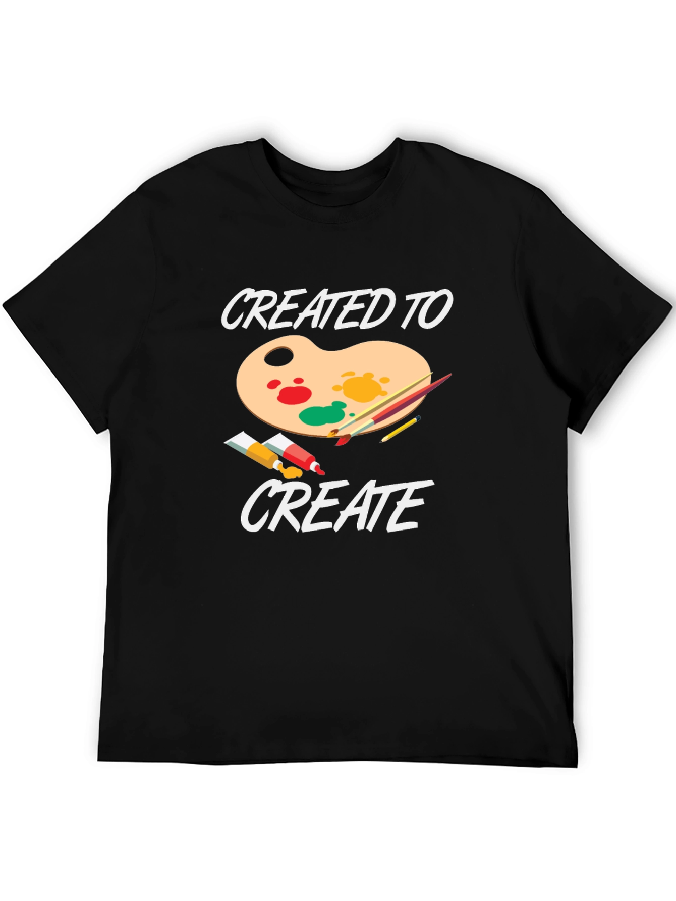 Camiseta Negra Creado Para Crear Diseño Artístico