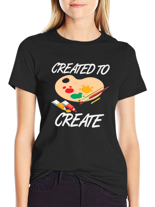 Camiseta Negra Creado Para Crear Diseño Artístico