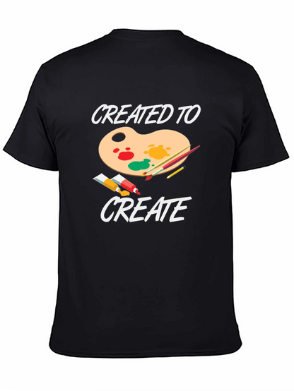 Camiseta Negra Creado Para Crear Diseño Artístico