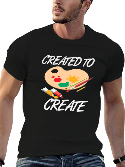 Camiseta Negra Creado Para Crear Diseño Artístico