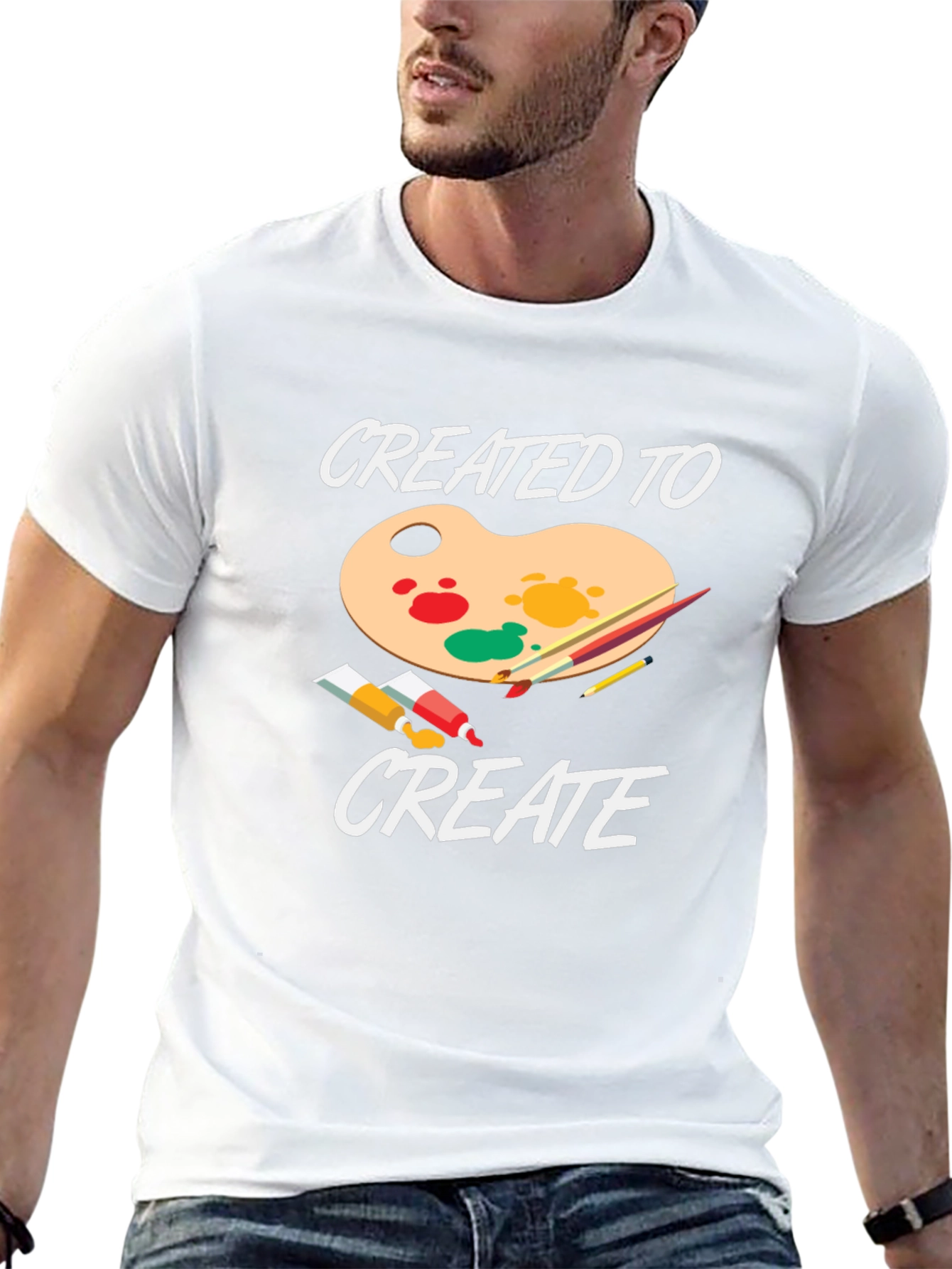 Camiseta Negra Creado Para Crear Diseño Artístico