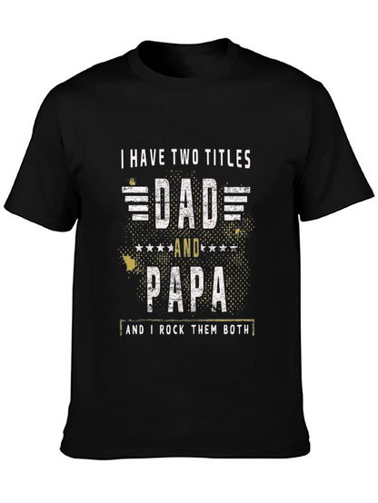 Camiseta Hombre Dad and Papa
