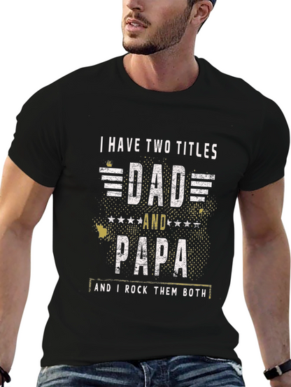 Camiseta Hombre Dad and Papa