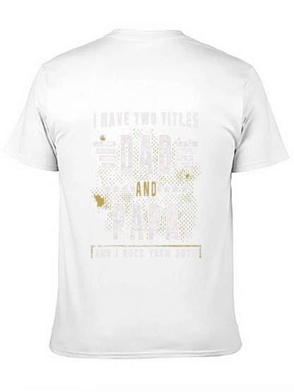 Camiseta Hombre Dad and Papa