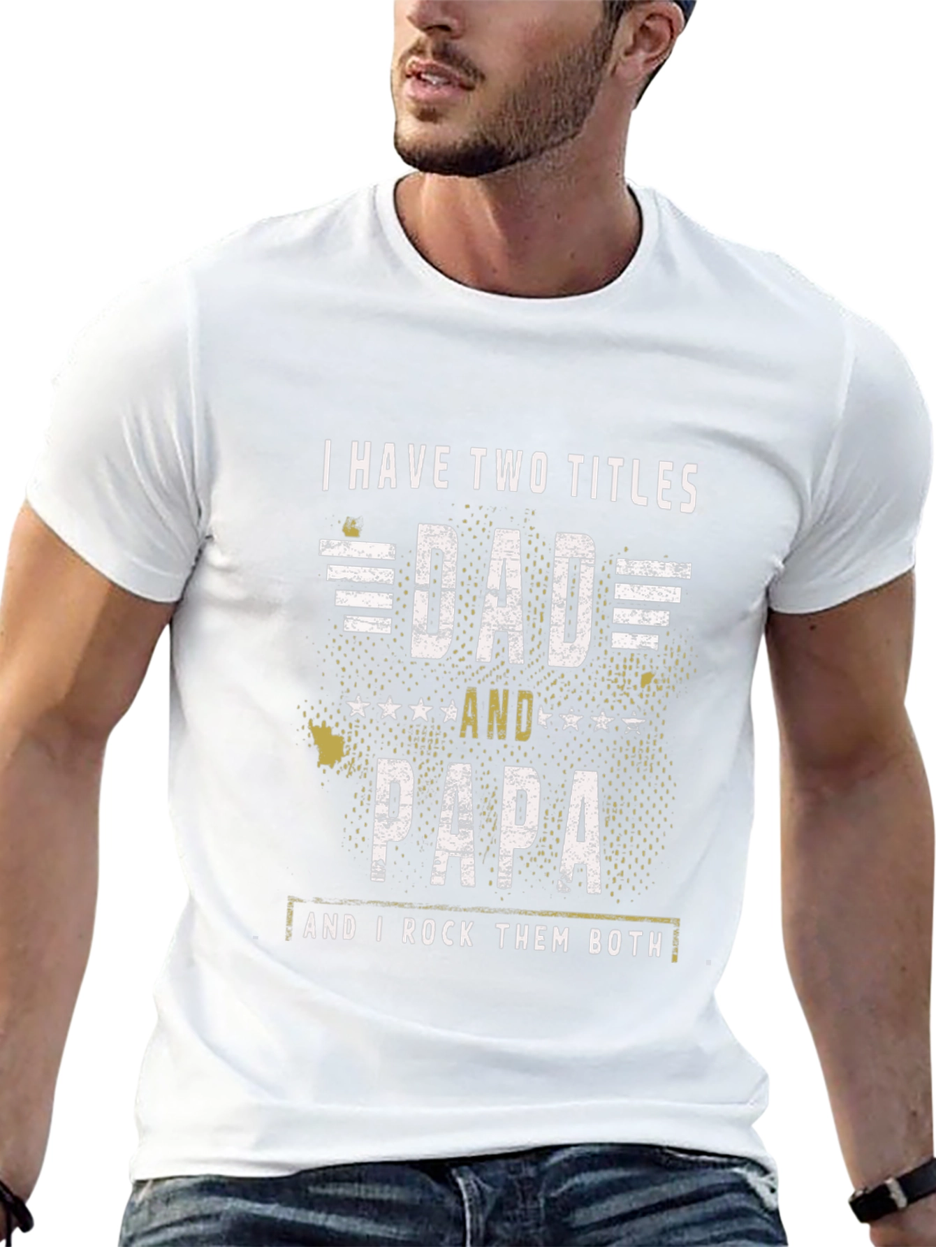Camiseta Hombre Dad and Papa
