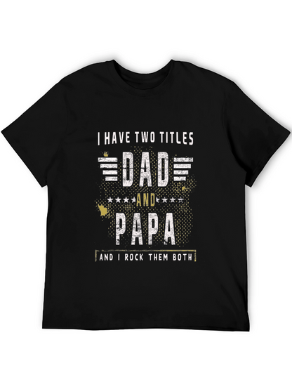 Camiseta Hombre Dad and Papa