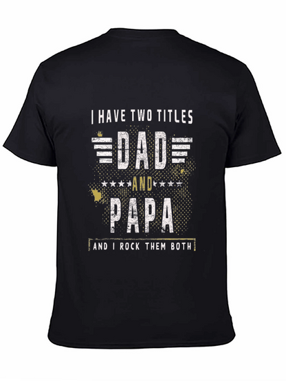 Camiseta Hombre Dad and Papa