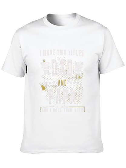 Camiseta Hombre Dad and Papa