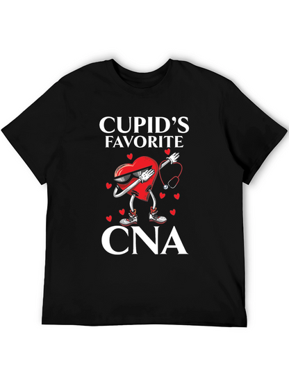 Camiseta Negra Cupids Favorite CNA