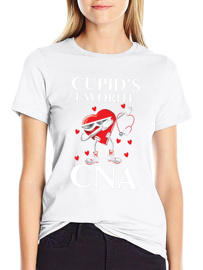 Camiseta Negra Cupids Favorite CNA