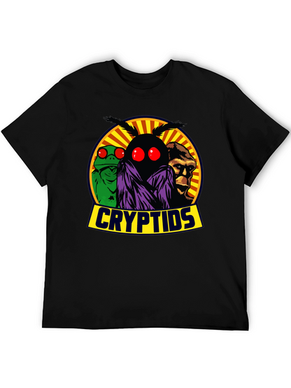 Camiseta Cryptids: Mothman Lizardman y Bigfoot