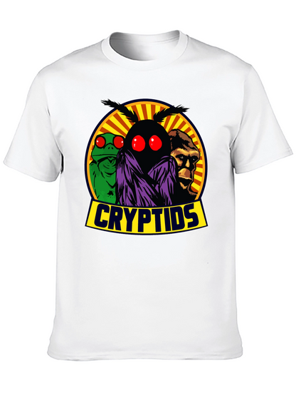 Camiseta Cryptids: Mothman Lizardman y Bigfoot