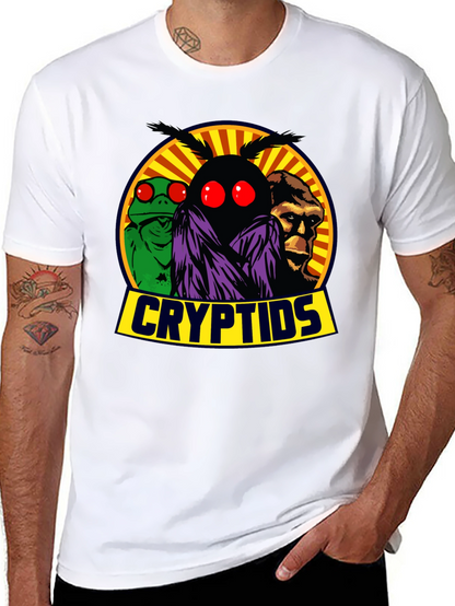 Camiseta Cryptids: Mothman Lizardman y Bigfoot