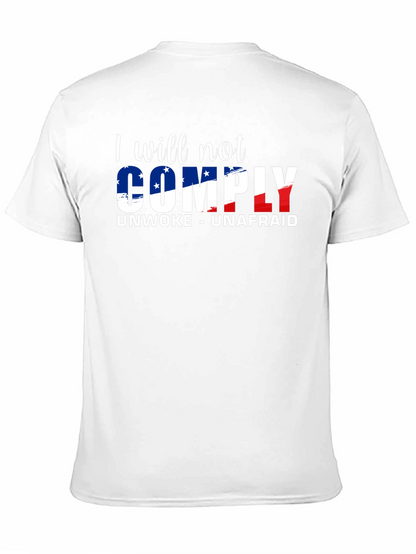 Camiseta No Cumpliré - Patriótica y Audaz