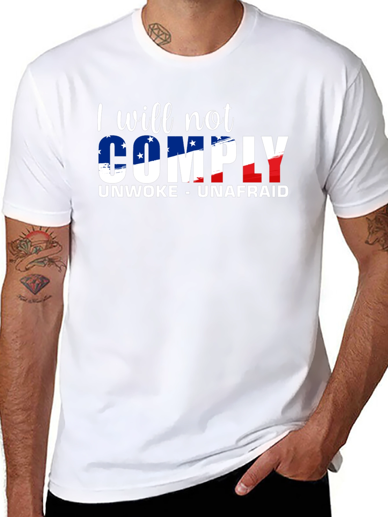 Camiseta No Cumpliré - Patriótica y Audaz
