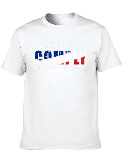 Camiseta No Cumpliré - Patriótica y Audaz