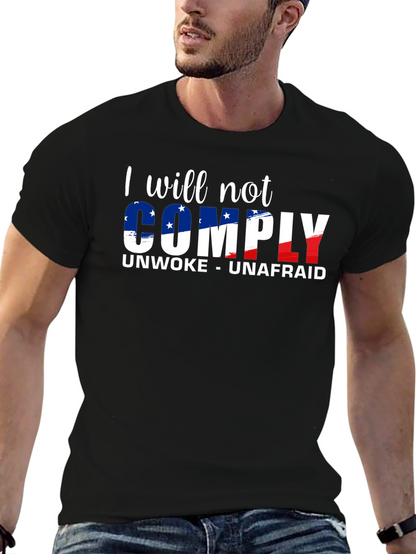 Camiseta No Cumpliré - Patriótica y Audaz