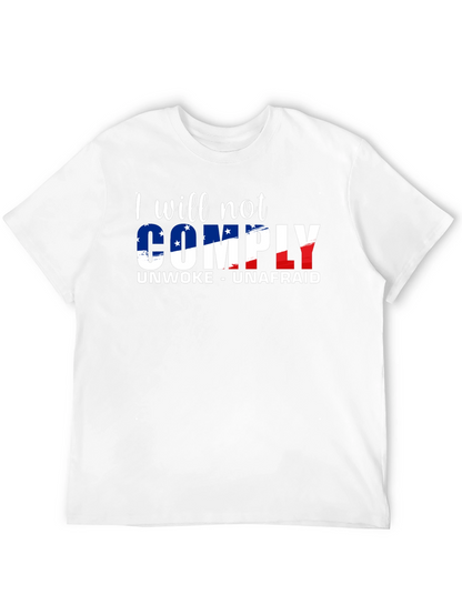 Camiseta No Cumpliré - Patriótica y Audaz