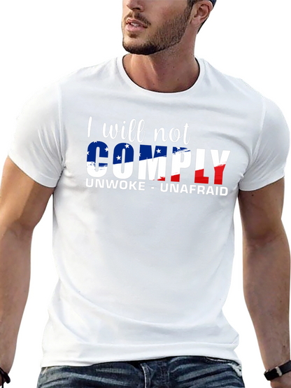 Camiseta No Cumpliré - Patriótica y Audaz