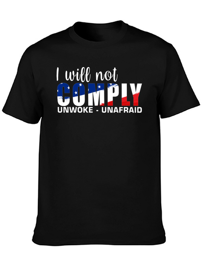 Camiseta No Cumpliré - Patriótica y Audaz