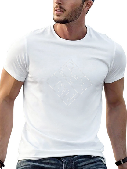 Camiseta Negra Estampada Be Strong