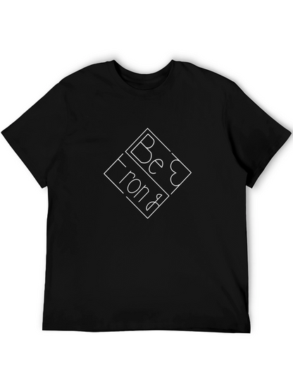 Camiseta Negra Estampada Be Strong