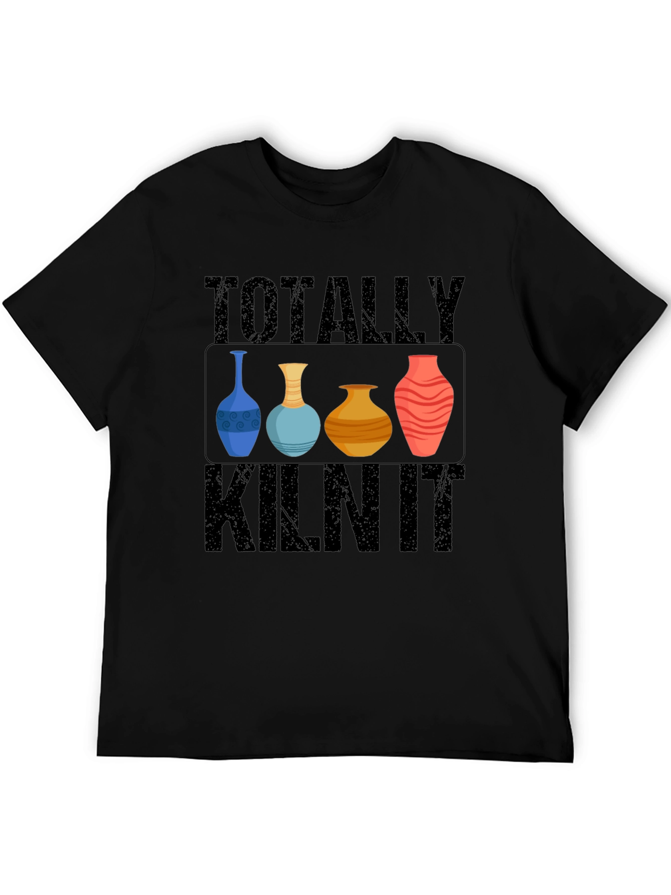 Camiseta Negra Totally Kiln It Cerámica