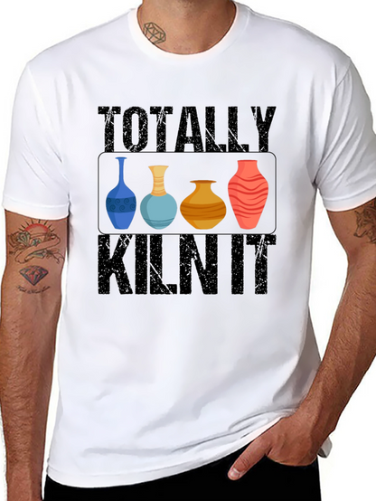 Camiseta Negra Totally Kiln It Cerámica